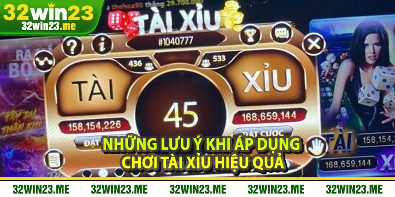 Những Lưu Ý Khi Áp Dụng Mẹo Chơi Tài Xỉu Hiệu Quả