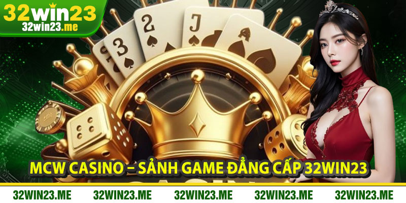 MCW Casino – Sảnh Game Đẳng Cấp Cho Dân Cá Cược Tại 32WIN23